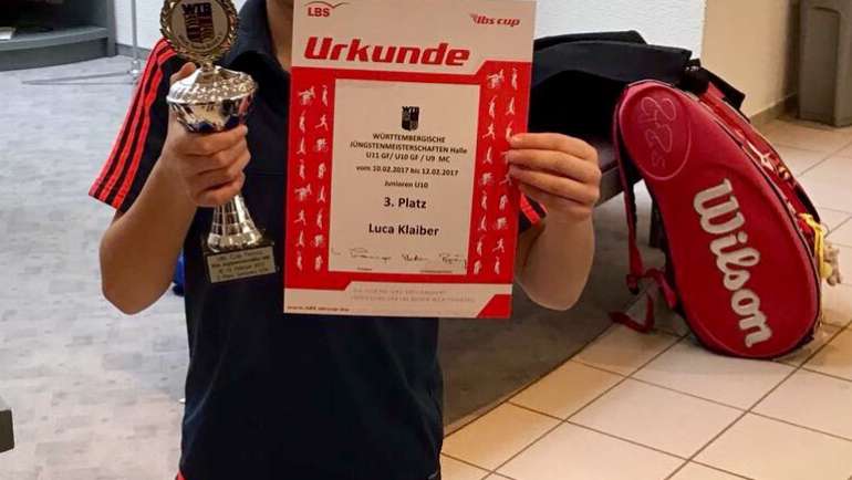 Dritter Platz für Markwasens Luca Klaiber (Bild) bei den Württembergischen Jüngstenmeisterschaften der U10!