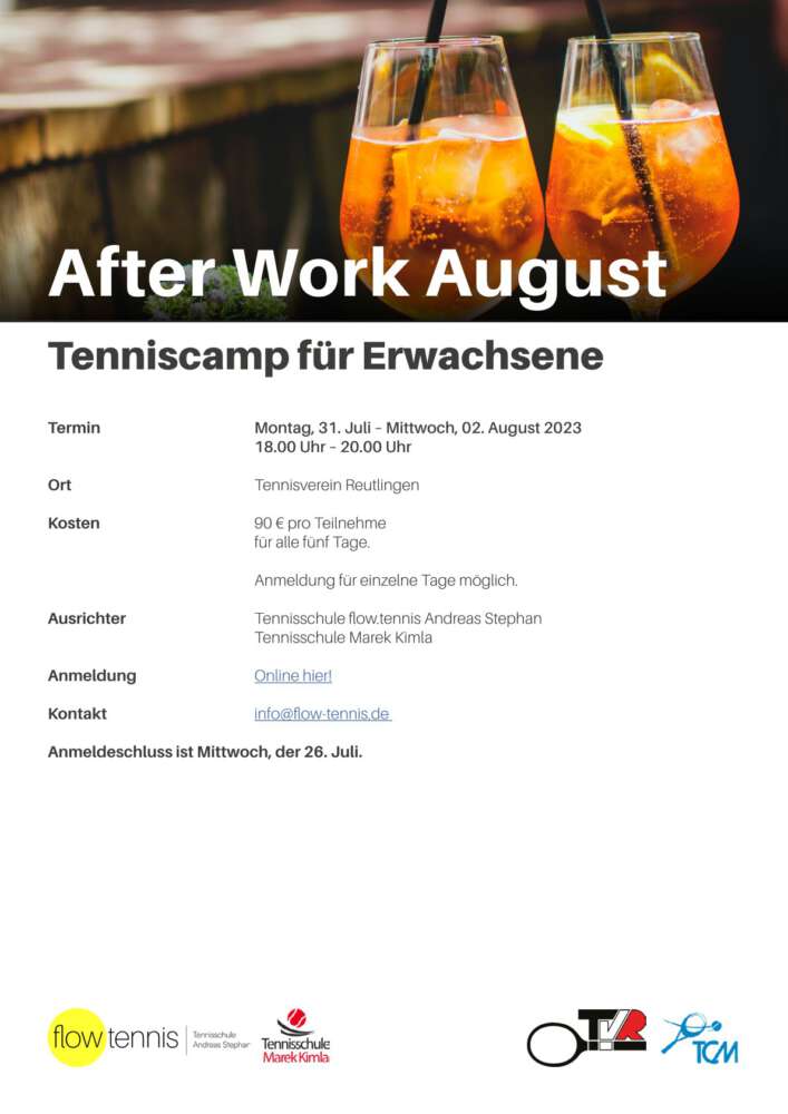 After Work Camp für Erwachsene ab 31. Juli bis 02. August 2023