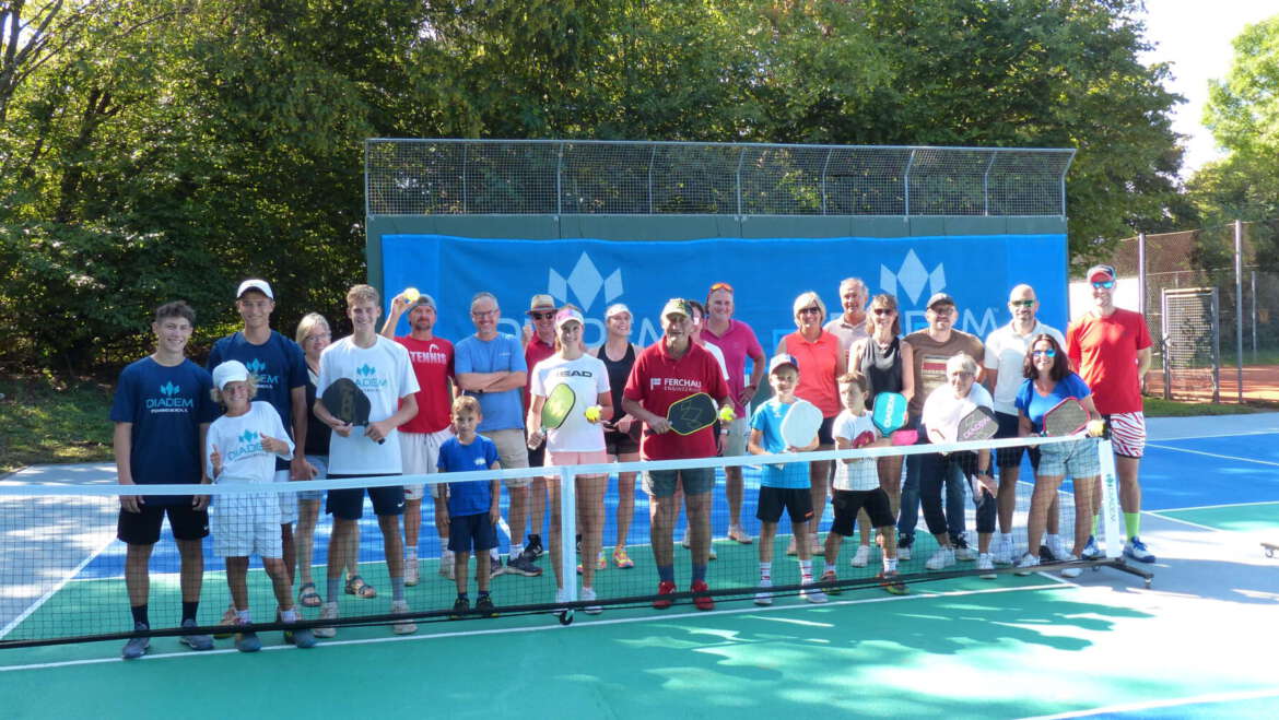 Erfolgreiches Opening der Pickleball Arena powered by Diadem im TCM 
