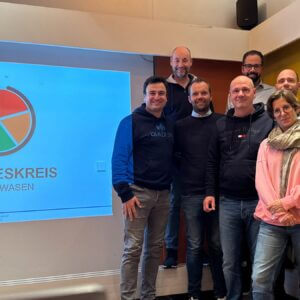 Gruppe beim Freundeskreis TC Markwasen Treffen