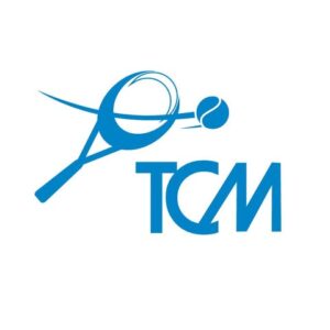 Tennisclub Logo mit Schläger und Ball