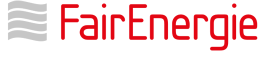 FairEnergie Logo mit Wellen Symbol