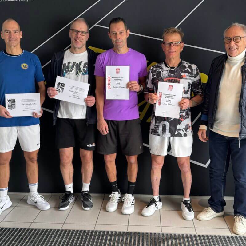 Andreas Brandt, mitte, Württembergischer Meister H55