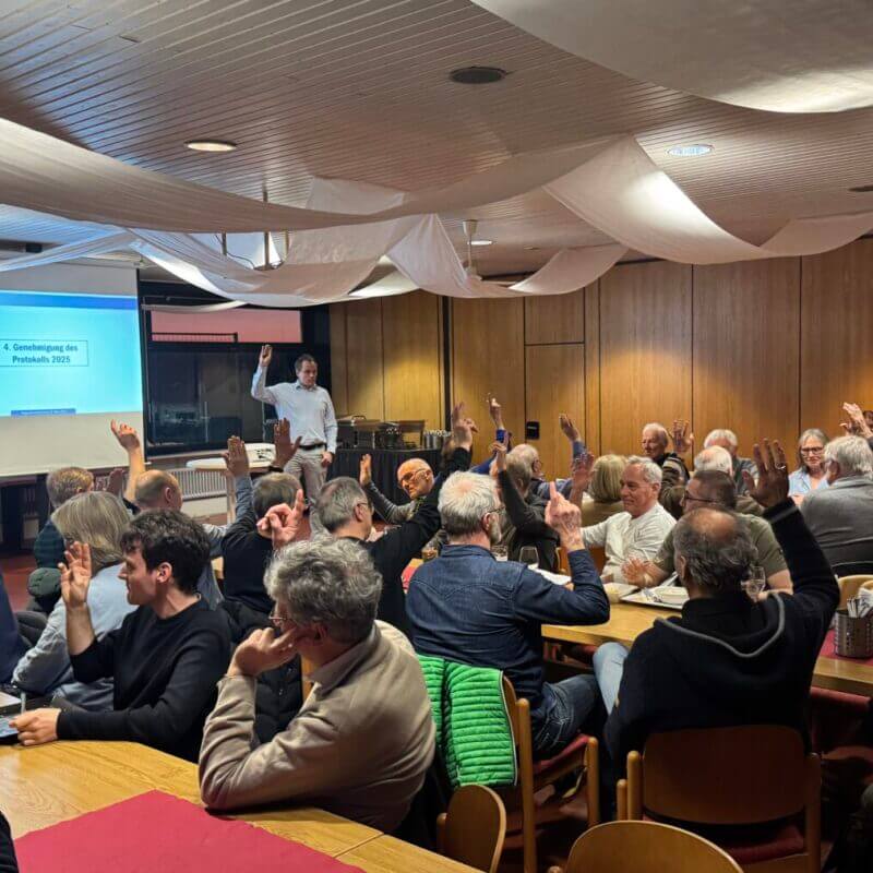 Starke Beteiligung der Mitglieder