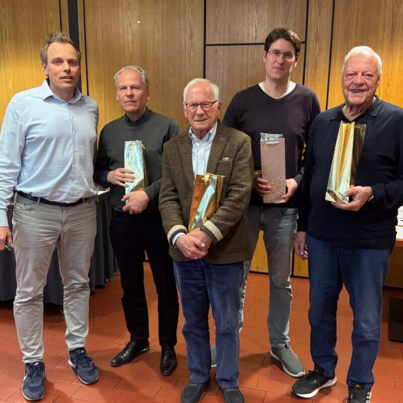 Jubilare 25. und 50. Jahren Mitgliedschaft