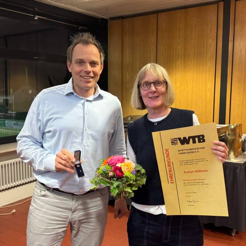 Verabschiedung Evi Wilhelm, nach 22 Jahren als Kassier im Vorstand