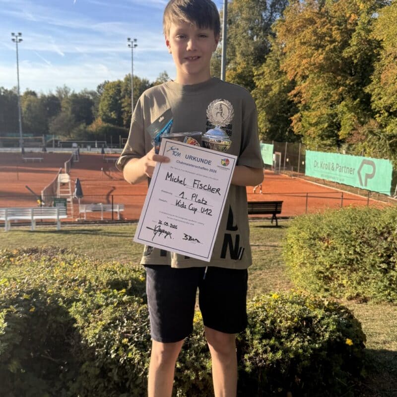 Michel Fischer 1.Platz Kids Cup U12