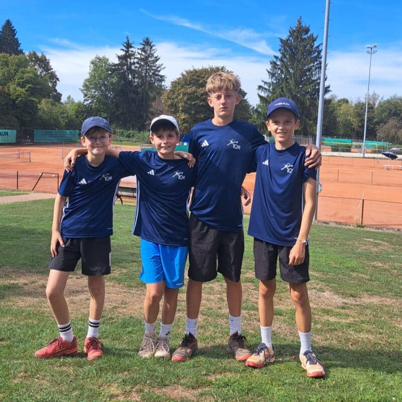 Von links: Matti Haase, Pierre Hirschinger, Luiz Bauer und Hannes Werner
