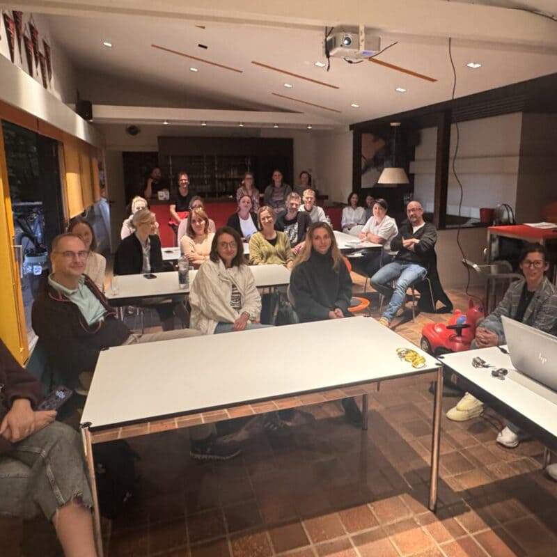 Volles Haus im Clubhaus: Die Eltern des TC Markwasens!